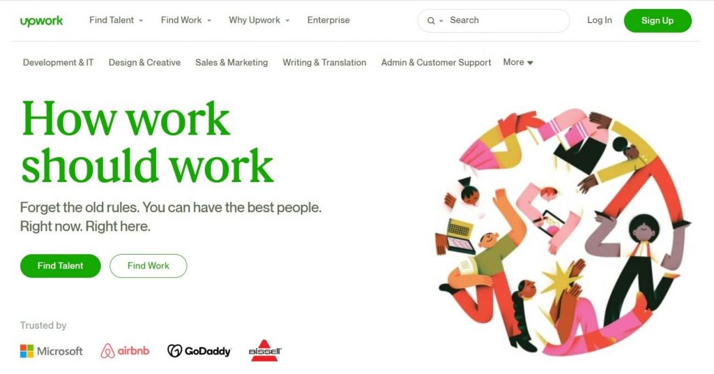 Upwork Website