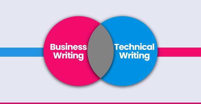 the grey area between business writing and technical writing